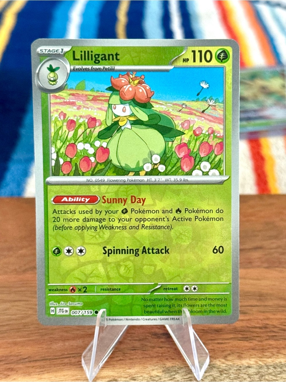 Lilligant Journey Together Pokemon Reverse Holo NM